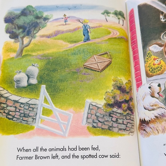 NEW A Little Golden Book Classic The Jolly Barnyard - Picture 9 of 16